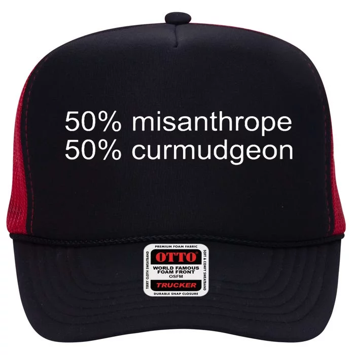 50 Misanthrope 50 Curmudgeon High Crown Mesh Trucker Hat