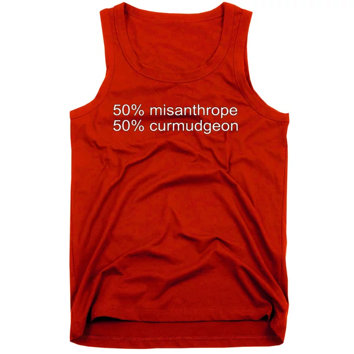 50 Misanthrope 50 Curmudgeon Tank Top