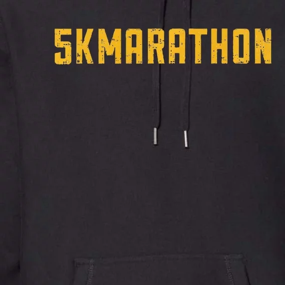 5k Marathon Premium Hoodie