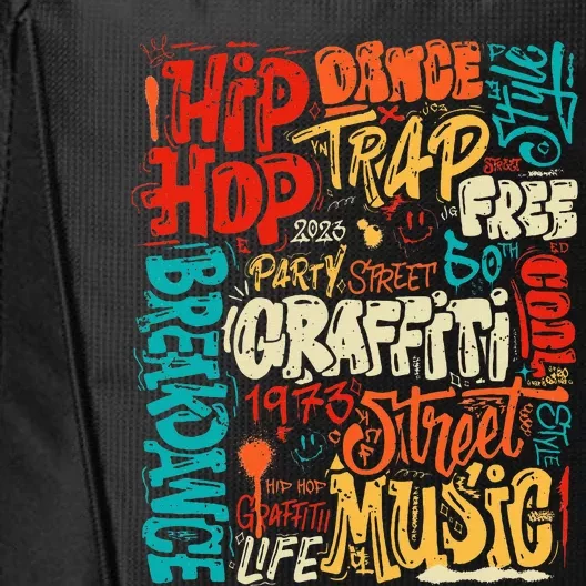 50th Music And Hip Hop Graffiti Cassette City Backpack