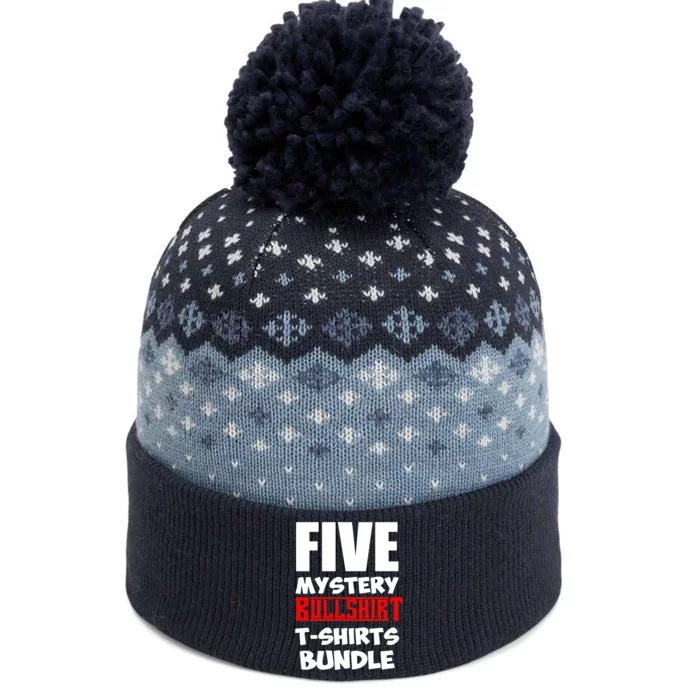 5 Mystery Bundle Funny Offensive Multibuy The Baniff Cuffed Pom Beanie