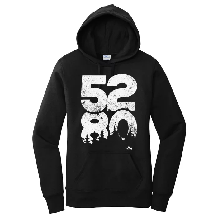 5280 Mile High Denver Colorado Women's Pullover Hoodie