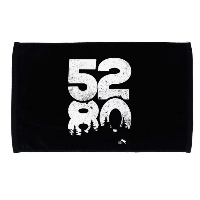 5280 Mile High Denver Colorado Microfiber Hand Towel