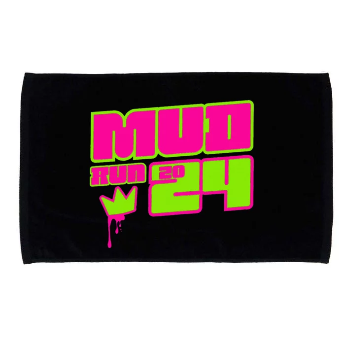 5k Mud Run 2024 Princess Muddy Pit Obstacles Mudding Team Microfiber Hand Towel