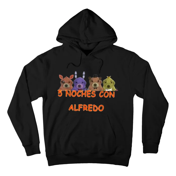 5 Noches Con Alfredo Funny Meme Hoodie