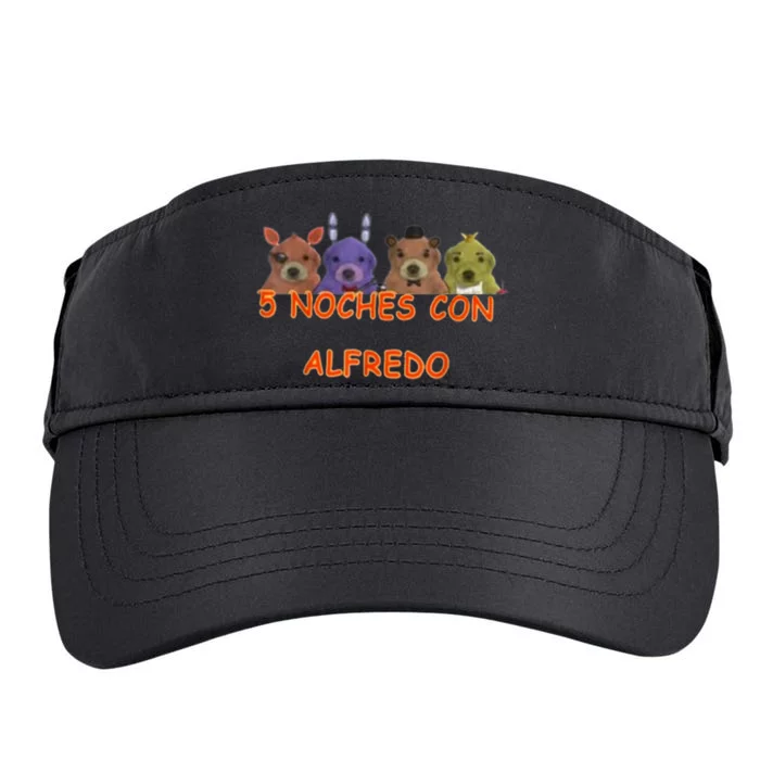 5 Noches Con Alfredo Funny Meme Adult Drive Performance Visor