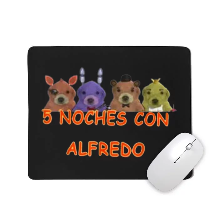 5 Noches Con Alfredo Funny Meme Mousepad