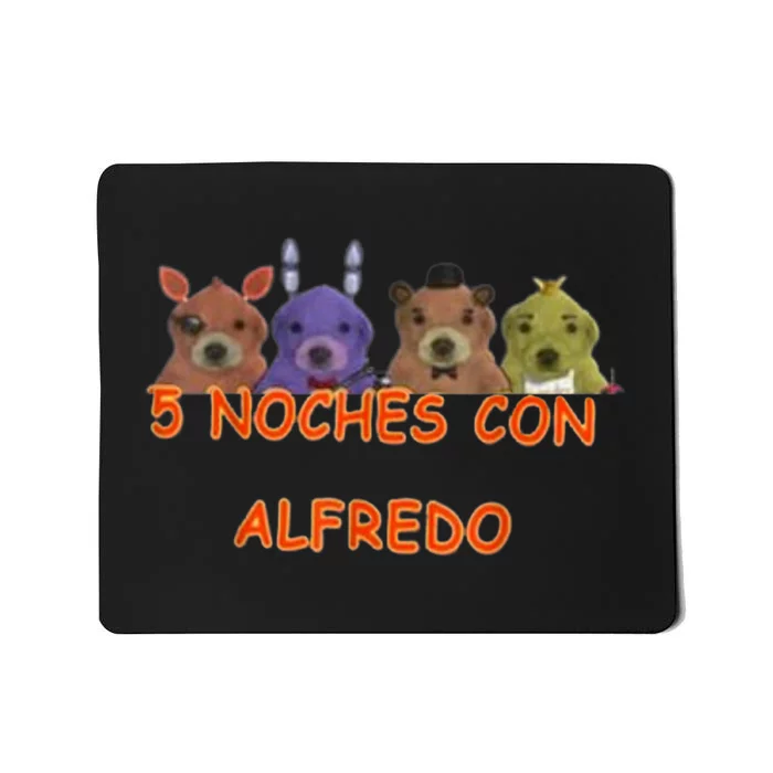 5 Noches Con Alfredo Funny Meme Mousepad