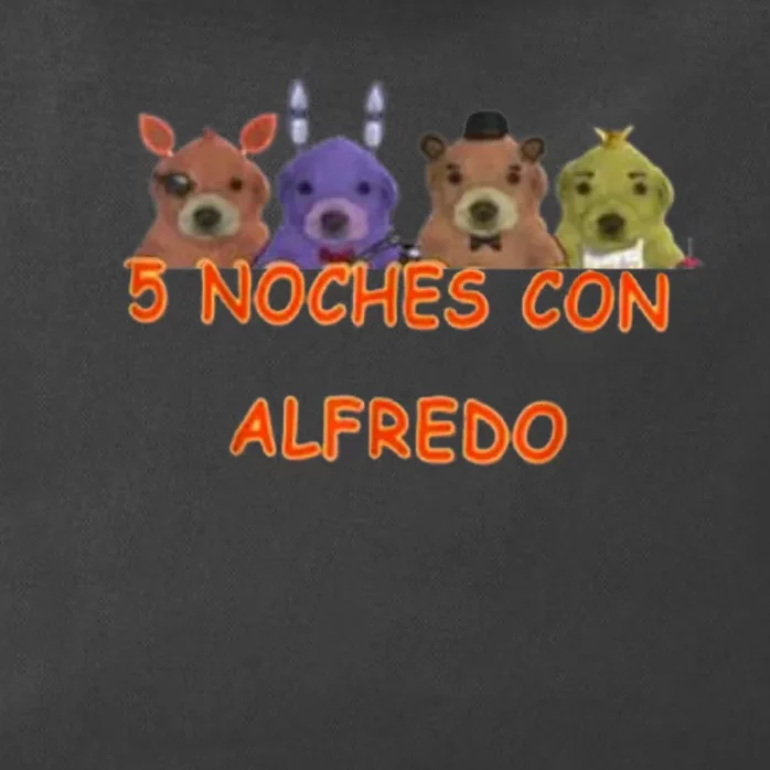 5 Noches Con Alfredo Funny Meme Zip Tote Bag