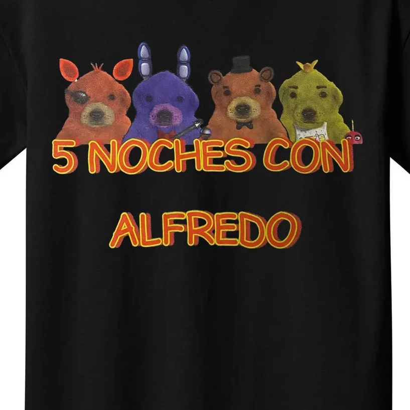 5 Noches Con Alfredo Funny Meme Kids T-Shirt