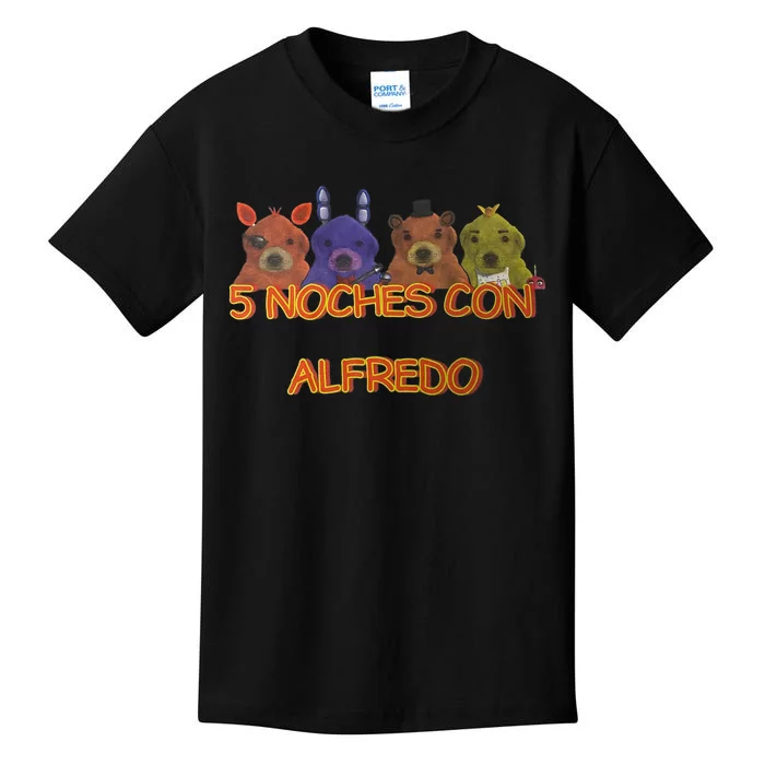 5 Noches Con Alfredo Funny Meme Kids T-Shirt