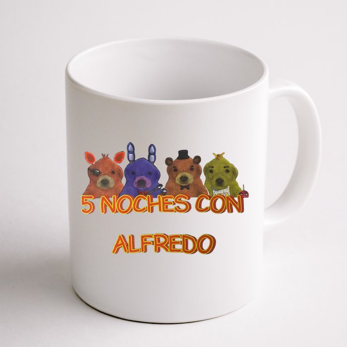 5 Noches Con Alfredo Funny Meme Front & Back Coffee Mug