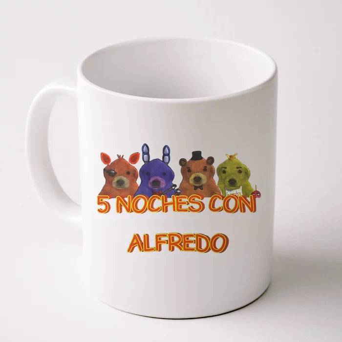 5 Noches Con Alfredo Funny Meme Front & Back Coffee Mug