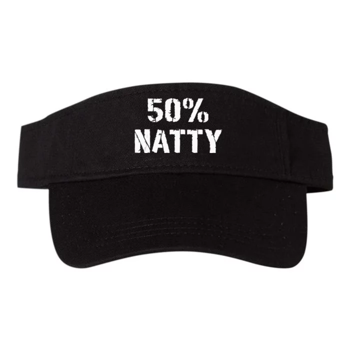 50 Natty Funny Weight Lifting Steroid Joke Valucap Bio-Washed Visor