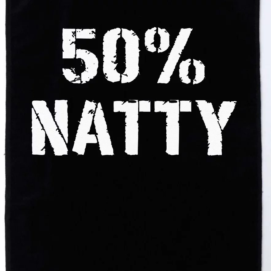 50 Natty Funny Weight Lifting Steroid Joke Platinum Collection Golf Towel