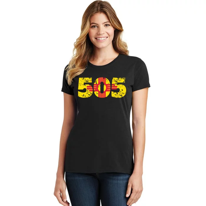 505 New Mexico Zia Vintage Distressed T Women's T-Shirt