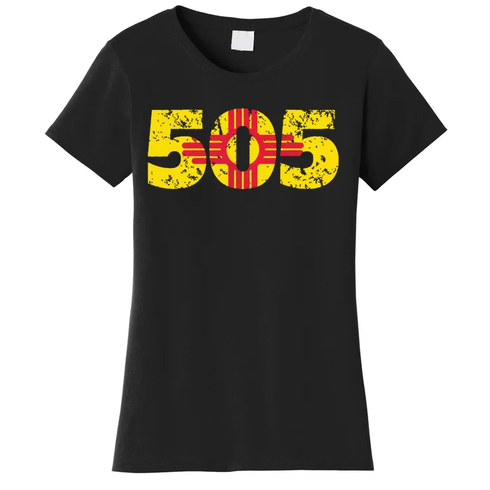 505 New Mexico Zia Vintage Distressed T Women's T-Shirt