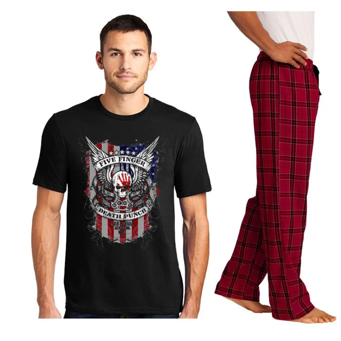 5fdp No Regrets Stars & Stripes American Flag Pajama Set