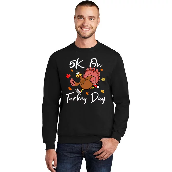 5k On Turkey Day Race Thanksgiving Turkey Trot Runners 2023 Sweatshirt