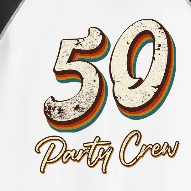 50 Party Crew 50th Birthday Toddler Fine Jersey T-Shirt