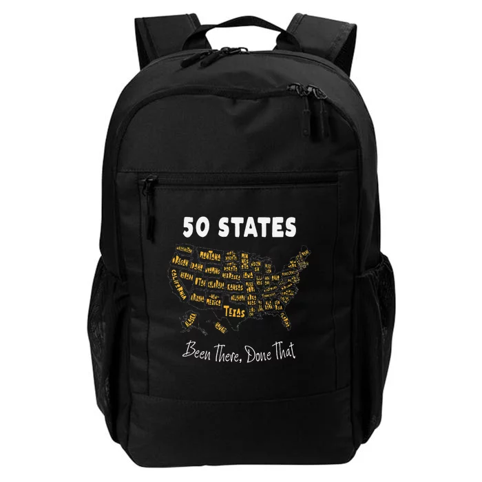 50 States Been There Done That Souvenir Daily Commute Backpack