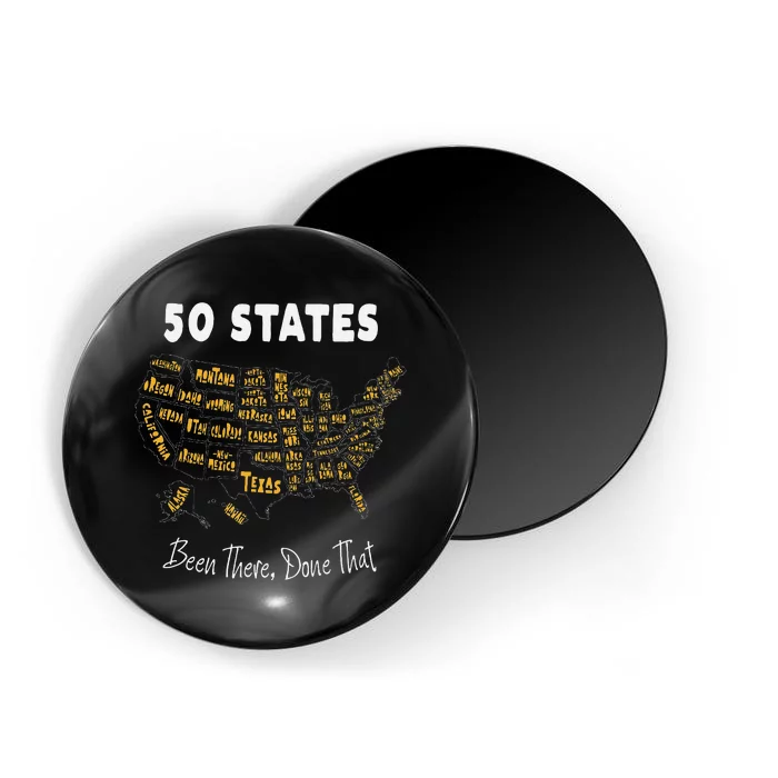 50 States Been There Done That Souvenir Magnet