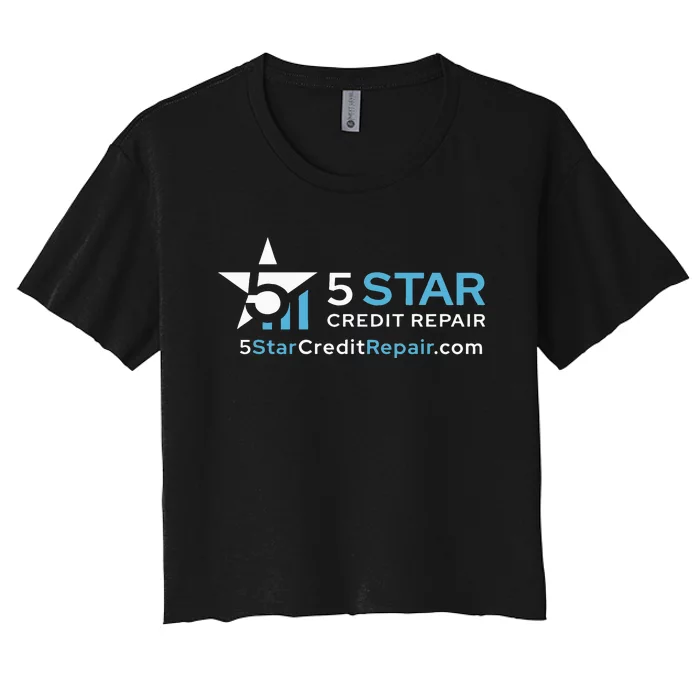 5 Star Credit Repair Women's Crop Top Tee