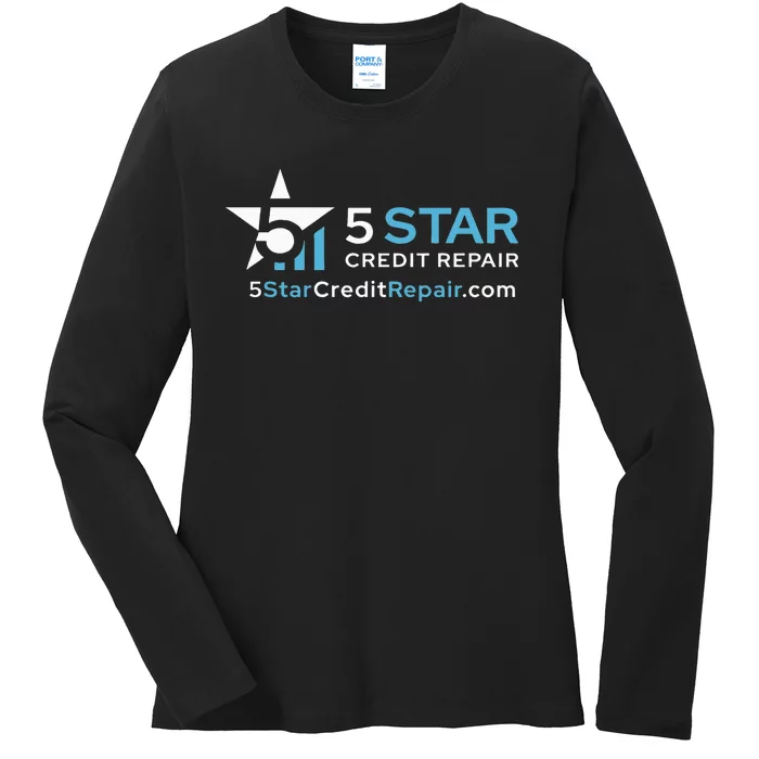 5 Star Credit Repair Ladies Long Sleeve Shirt