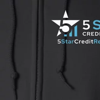 5 Star Credit Repair Full Zip Hoodie