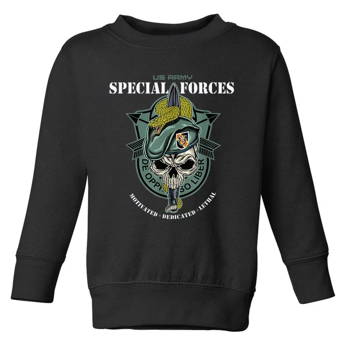 5th Special Forces Group Vietnam Veteran Toddler Sweatshirt