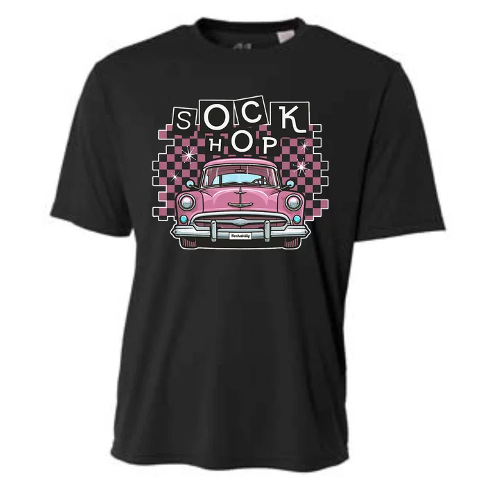 50s Sock Hop Dance Part Retro 1950s Party Doo Wop Rockabilly Cooling Performance Crew T-Shirt