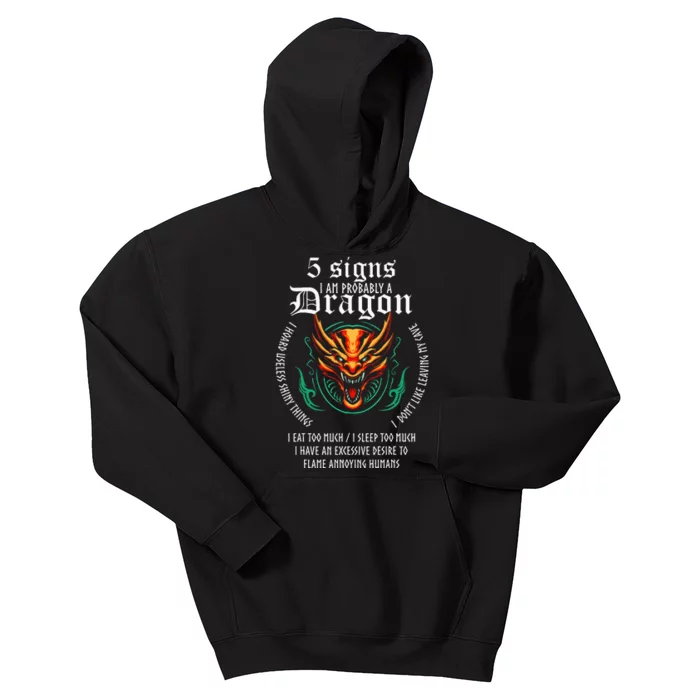 5 Signs IM Probably A Dragon Kids Hoodie