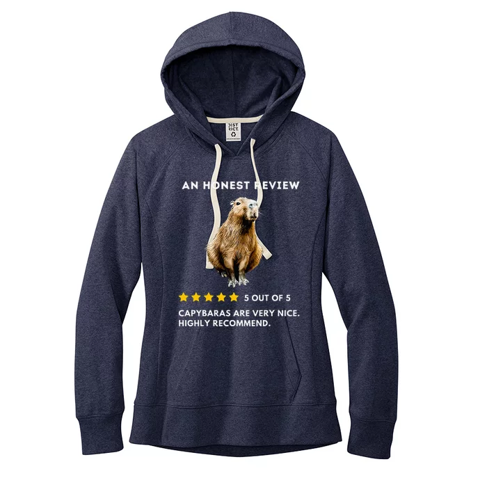 5 Star Review Capybara Women's Fleece Hoodie