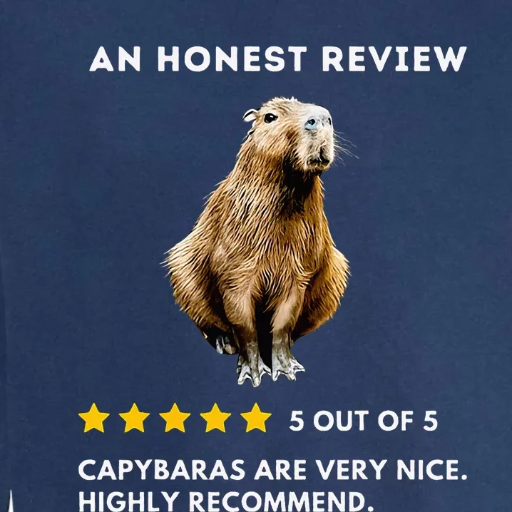 5 Star Review Capybara Garment-Dyed Sweatshirt