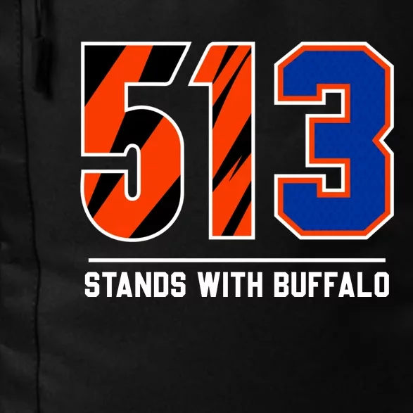 513 Stands With Buffalo Love For 3 Pray For Damar Daily Commute Backpack