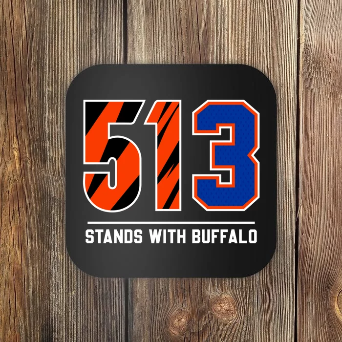 513 Stands With Buffalo Love For 3 Pray For Damar Coaster