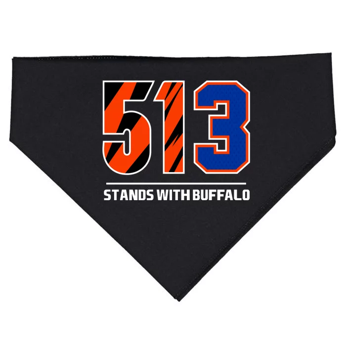 513 Stands With Buffalo USA-Made Doggie Bandana