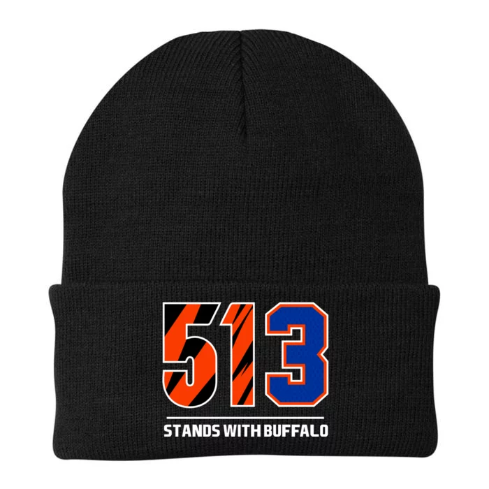 513 Stands With Buffalo Knit Cap Winter Beanie