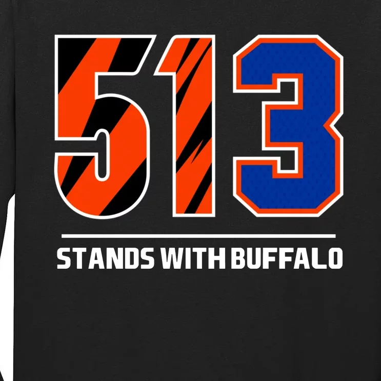 513 Stands With Buffalo Tall Long Sleeve T-Shirt