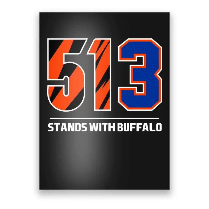 513 Stands With Buffalo Poster