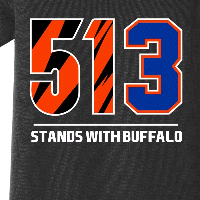 513 Stands With Buffalo Baby Bodysuit