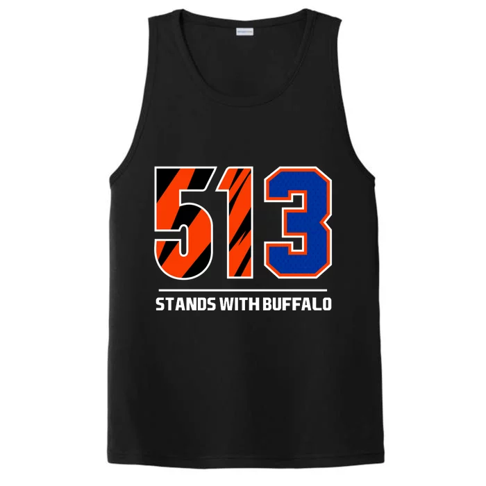 513 Stands With Buffalo Performance Tank