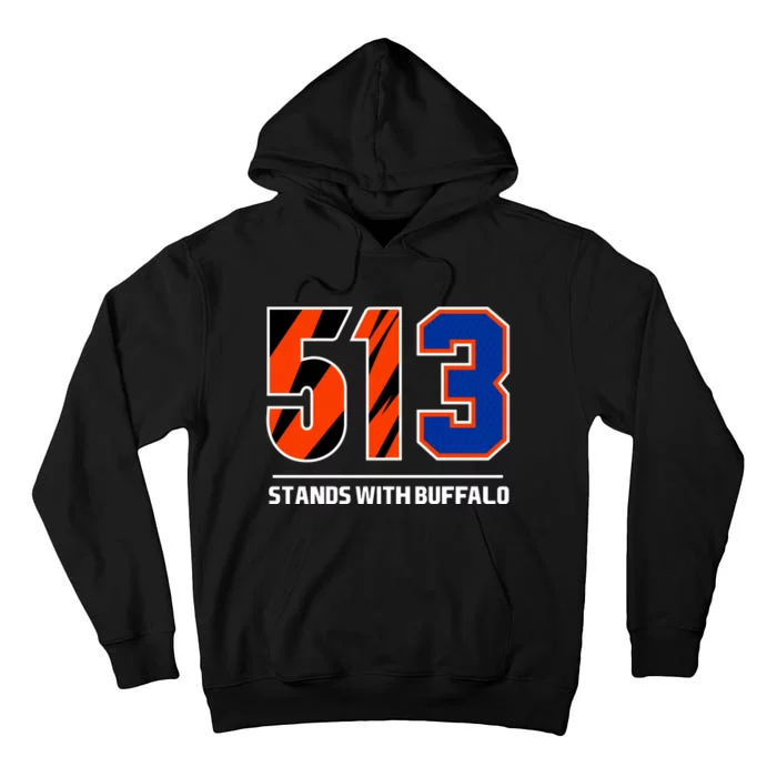 513 Stands With Buffalo Tall Hoodie