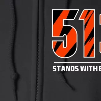 513 Stands With Buffalo Full Zip Hoodie