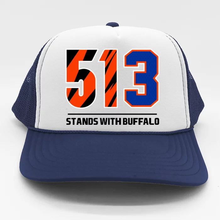 513 Stands With Buffalo Trucker Hat