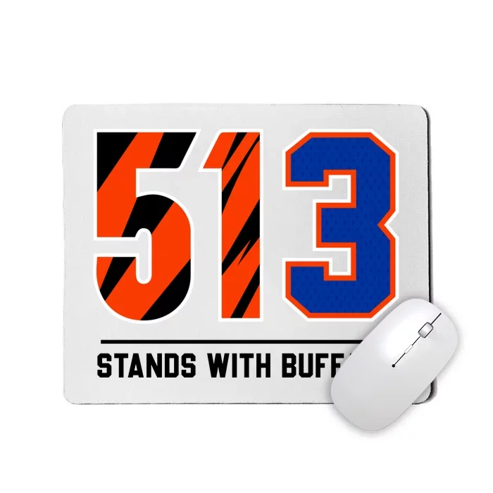 513 Stands With Buffalo Love For 3 Pray For Damar Mousepad