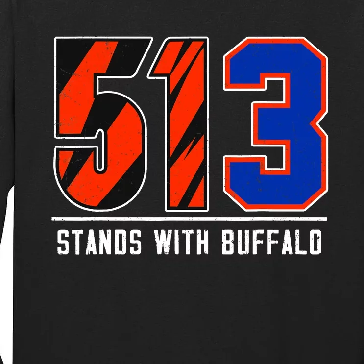 513 Stands With Buffalo Tall Long Sleeve T-Shirt