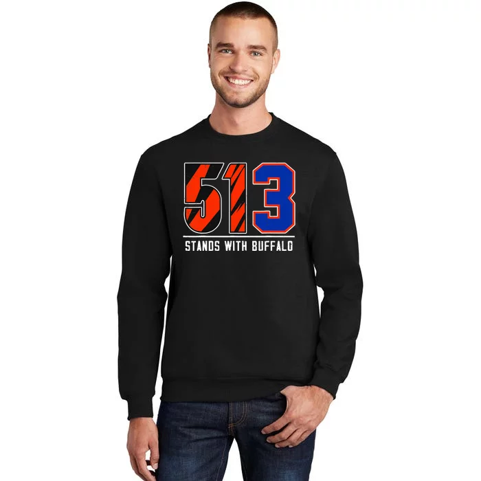 513 Stands With Buffalo Tall Sweatshirt