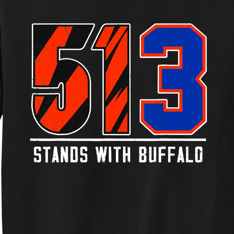 513 Stands With Buffalo Tall Sweatshirt