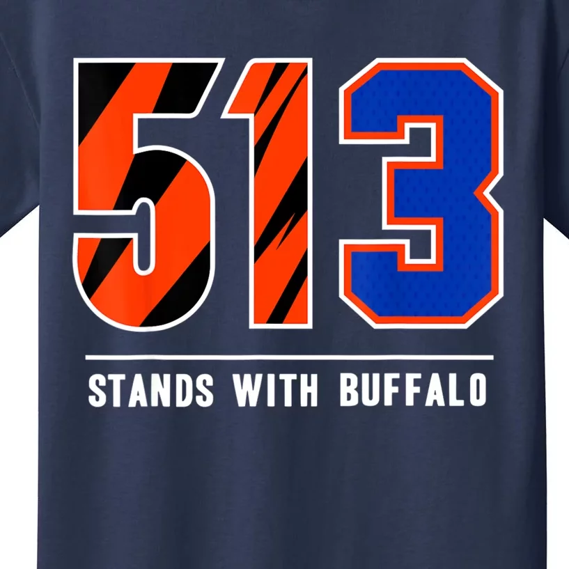 513 Stands With Buffalo Kids T-Shirt